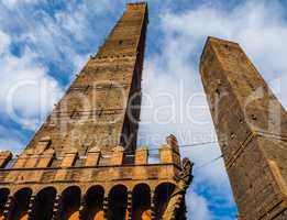 Due torri (Two towers) in Bologna (hdr)