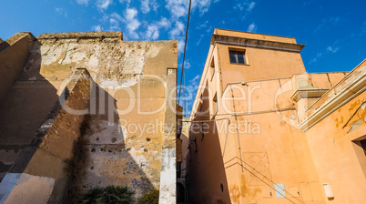 Casteddu (meaning Castle quarter) in Cagliari (hdr)