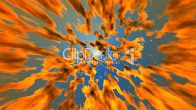background abstract sky fire
