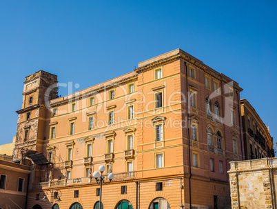 Casteddu (meaning Castle quarter) in Cagliari (hdr)