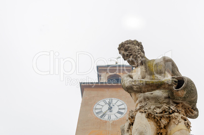River Crostolo statue in Reggio Emilia