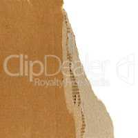 brown corrugated cardboard texture background with copy space