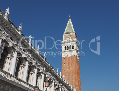 St Mark campanile in Venice