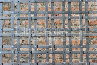 Old metal lattice