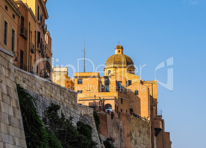 Casteddu (meaning Castle quarter) in Cagliari (hdr)