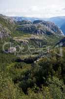 Am Weg zum Preikestolen, Rogaland, Norwegen