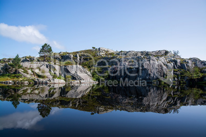 Am Weg zum Preikestolen, Rogaland, Norwegen