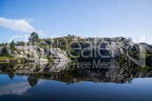 Am Weg zum Preikestolen, Rogaland, Norwegen