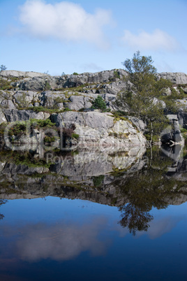 Am Weg zum Preikestolen, Rogaland, Norwegen