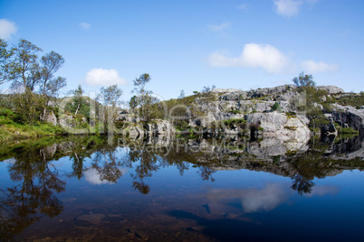 Am Weg zum Preikestolen, Rogaland, Norwegen