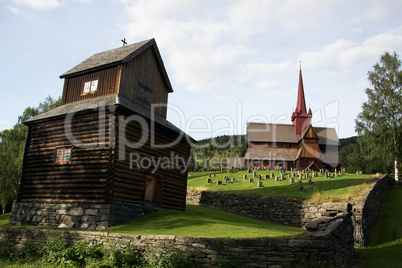 Stabkirche Ringebu, Fylke Oppland, Norwegen