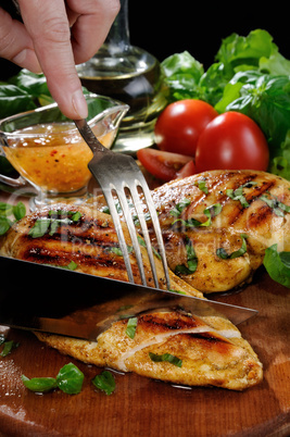 Grilled chicken breast