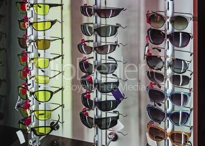 Showcase a variety of sunglasses.