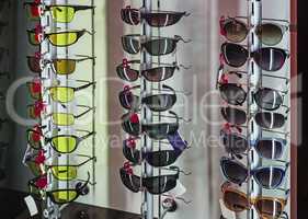 Showcase a variety of sunglasses.