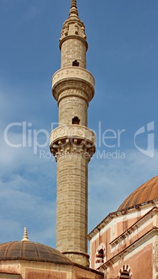 minarett auf Rhodos