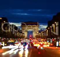 Illuminated Champs Elysee