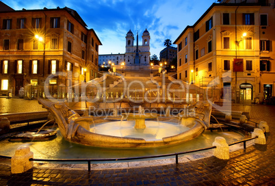 Spanish Steps at early morning