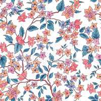 Floral seamless pattern. Flower background.