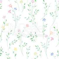 Floral seamless pattern. Flower background.