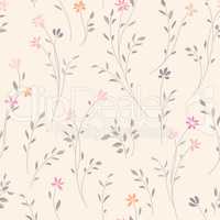 Floral seamless pattern. Flower background.