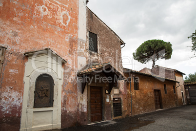 Old streets of Italy , Rome .