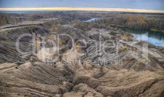 Autumn in the Abandoned Sand Quarry