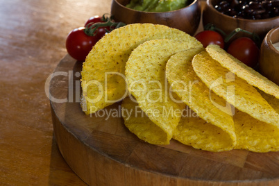 Various mexican food ingredients