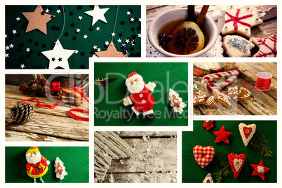 Christmas candy and decoration