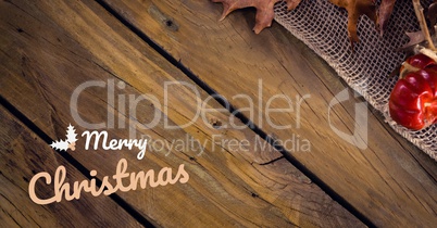 merry Christmas text on Christmas background