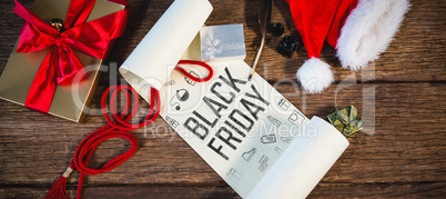 Composite image of black friday advert