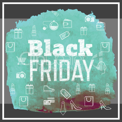 Composite image of black friday advert