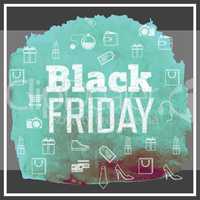 Composite image of black friday advert