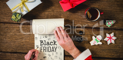 Composite image of black friday advert