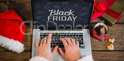 Composite image of black friday advert