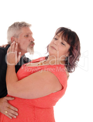 Fighting middle age couple