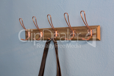 Bag hanging on hook