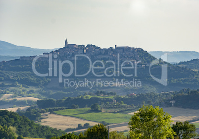 Todi cityscape in Italy