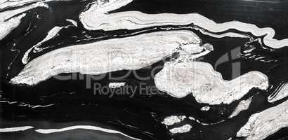 Abstract natural granite black and white for design.