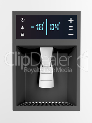 Ice and water dispenser