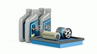Automotive filters and motor oil