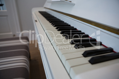 Close-up of piano