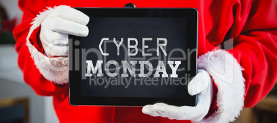 Composite image of title for celebration of cyber monday