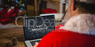 Composite image of title for celebration of cyber monday