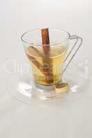 Cinnamon tea in a mug