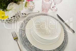 Elegance table setting