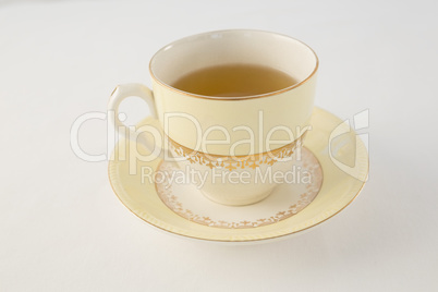 Cinnamon tea in a cup