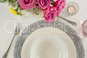Elegance table setting