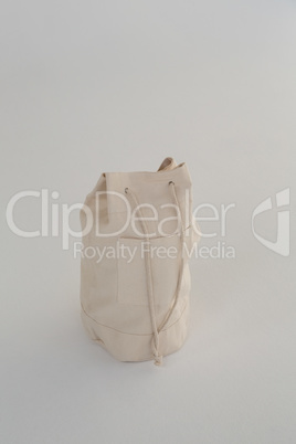 Sack bag kept on white background