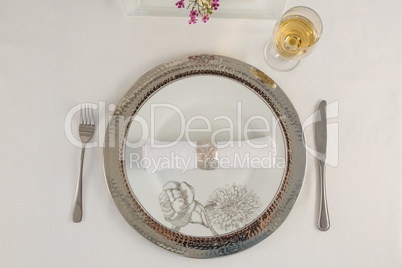 Beautiful table setting for an occasion