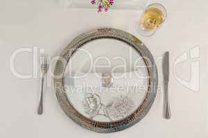 Beautiful table setting for an occasion